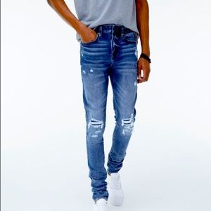 Stacked Ultra Skinny Jeans.